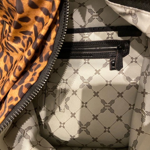 NEW AIMEE KESTENBERG Large Nylon Tech Tabitha Cheetah 19 x 12 x 5. Lapto… - Picture 6 of 8